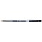5 Star Roller Gel Pen, Clear Barrel, Black, Pack of 12
