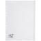 5 Star Plastic Index Dividers, 1-31, A4, White 5 Star Plastic Index Dividers, 1-31, A4, White