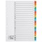 5 Star Index Dividers, A-Z, Multicoloured Mylar Tabs, A4, White 5 Star Index Dividers, A-Z, Multicoloured Mylar Tabs, A4, White