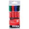 5 Star Permanent Marker, Bullet Tip, Assorted Colours, Pack of 4 5 Star Permanent Marker, Bullet Tip, Assorted Colours, Pack of 4