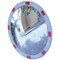 5 Star Reflective Circular Mirror 600mm Diameter