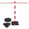 Guarda Chain Post Set with 6 Posts Red/Wht Round Base