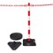 Guarda Chain Post Set with 6 Posts Red/Wht Round Base