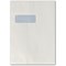 5 Star C4 Window Envelopes, Peel And Seal, 90gsm, White, Pack of 10