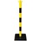 Guarda-Plus Chain Post Set with 4 Posts Ylw/Blk