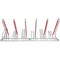 City Hybrid Bicycle Rack 6 Cycle Capacity FS604965