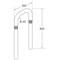 Traffic-Line EV Charging Point Protect Guard 60x800x360 Grn