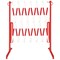 Traffic-Line Extendable Trellis Barrier 3600mm Red/Wht