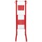 Traffic-Line Extendable Trellis Barrier 3600mm Red/Wht