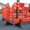 Traffic-Line Gate Barrier HDPE 1000x2000 Org + Red/Wht Panel