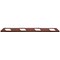 Park-Aid Wheel Stop 1800mm Brick Red/Wht