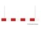 Traffic-Line Height Restriction Bar 2000mm Red/Wht