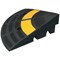 Traffic-Line Heavy Duty Kerb Ramp End 300x300x100mm Ylw/Blk
