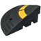 Traffic-Line Heavy Duty Kerb Ramp End 360x360x150mm Ylw/Blk
