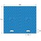 Traffic-Line Wheelchair Ramp Large 744x880x75 Blue/Ylw