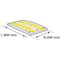 SafeRide Speed Reduct Hump Centre Section 500x50 Ylw/Blk