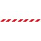 WeatherMaster 250 Black Post + Red/White Belt 3.4m Pack of 2