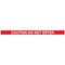 WeatherMaster 250 Black Post Do Not Enter Red/White Pack of 2