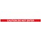WeatherMaster 250 Yellow Post Do Not Enter Red/White Pack 2