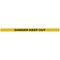 WeatherMaster 250 Yellow Post Danger Keep Out Ylw/Blk Pack 2