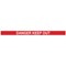 WeatherMaster 250 Red Post Danger Keep Out Red/White Pack 2