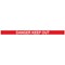 WeatherMaster 250 Twin Black Post Danger Red/White Pack of 2