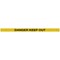 WeatherMaster 250 Twin Black Post Danger Yellow/Blk Pack of 2