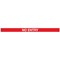 WeatherMaster 250 Twin Black Post No Entry Red/Wht Pack of 2