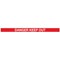 WeatherMaster 250 Twin Yellow Post Danger Red/White Pack of 2