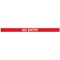 WeatherMaster 250 Twin Yellow Post No Entry Red/White Pack 2