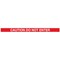 WeatherMaster 250 Twin Red Post Do Not Enter Red/White Pack 2