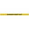 WeatherMaster 250 Twin Red Post Danger Yellow/Black Pack of 2