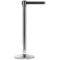 QueueMaster 550 Polished Ssteel Post Black Belt 3.4m Pack 2