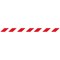 QueueMaster 550 Twin Black Post + Red/Wht Belt 3.4m Pack of 2