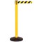 SafetyMaster 450 Yellow Post + Red/White Belt 3.4m Pack 2