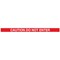 SafetyMaster 450 Yellow Post Do Not Enter Red/Wht 3.4m Pack 2