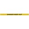 SafetyMaster 450 Yellow Post Danger Yellow/Black 3.4m Pack 2