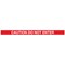 SafetyMaster 450 Red Post Do Not Enter Red/White 3.4m Pack 2