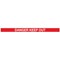 SafetyMaster 450 Red Post Danger Red/White 3.4m Pack of 2