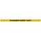 SafetyMaster 450 Red Post Danger Yellow/Black 3.4m Pack of 2
