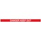 SafetyMaster 450 Twin Yellow Post Danger Red/Wht 3.4m Pack 2