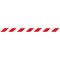 SafetyMaster 450 Twin Red Post + Red/White Belt 3.4m Pack 2