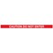 SafetyMaster 450 Twin Red Post Do Not Enter Rd/Wht 3.4 Pack 2