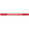 SafetyMaster 450 Twin Red Post Danger Red/White 3.4m Pack 2