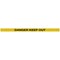 SafetyMaster 450 Twin Red Post Danger Ylw/Black 3.4m Pack 2