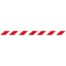 5 Star WallPro 300 Barrier Blk with Red/Wht Belt 3m