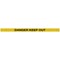 WallPro 300 Barrier Blk Danger Keep Out Ylw/Blk 3m