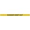 5 Star WallPro 400 Barrier Blk + Danger Keep Out Ylw/Blk 4.6m