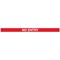 5 Star WallPro 400 Barrier Blk + No Entry Red/Wht 4.6m