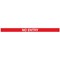5 Star WallPro 400 Barrier Ylw + No Entry Red/Wht 4.6m